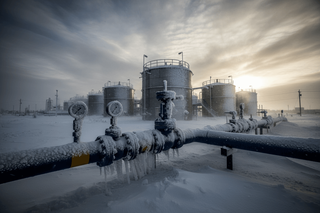 Erdgaspreise steigen drastisch durch Wintersturm