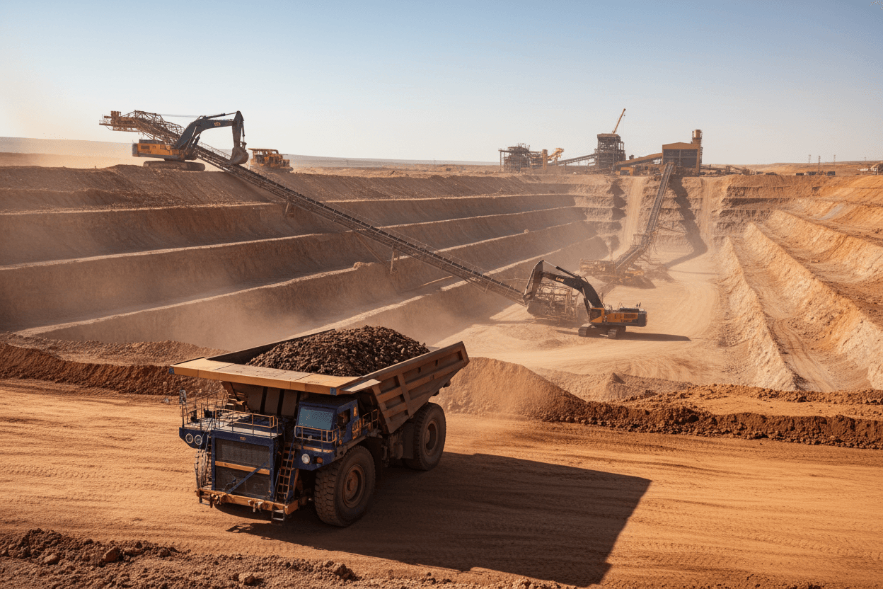 Rio Tinto erhöht Produktion von Eisenerz und Kupfer im vierten Quartal