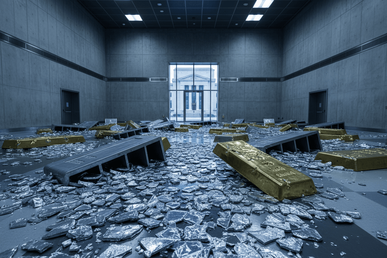 Silberpreis stürzt nach Fed-Entscheidung um 31 Prozent ab