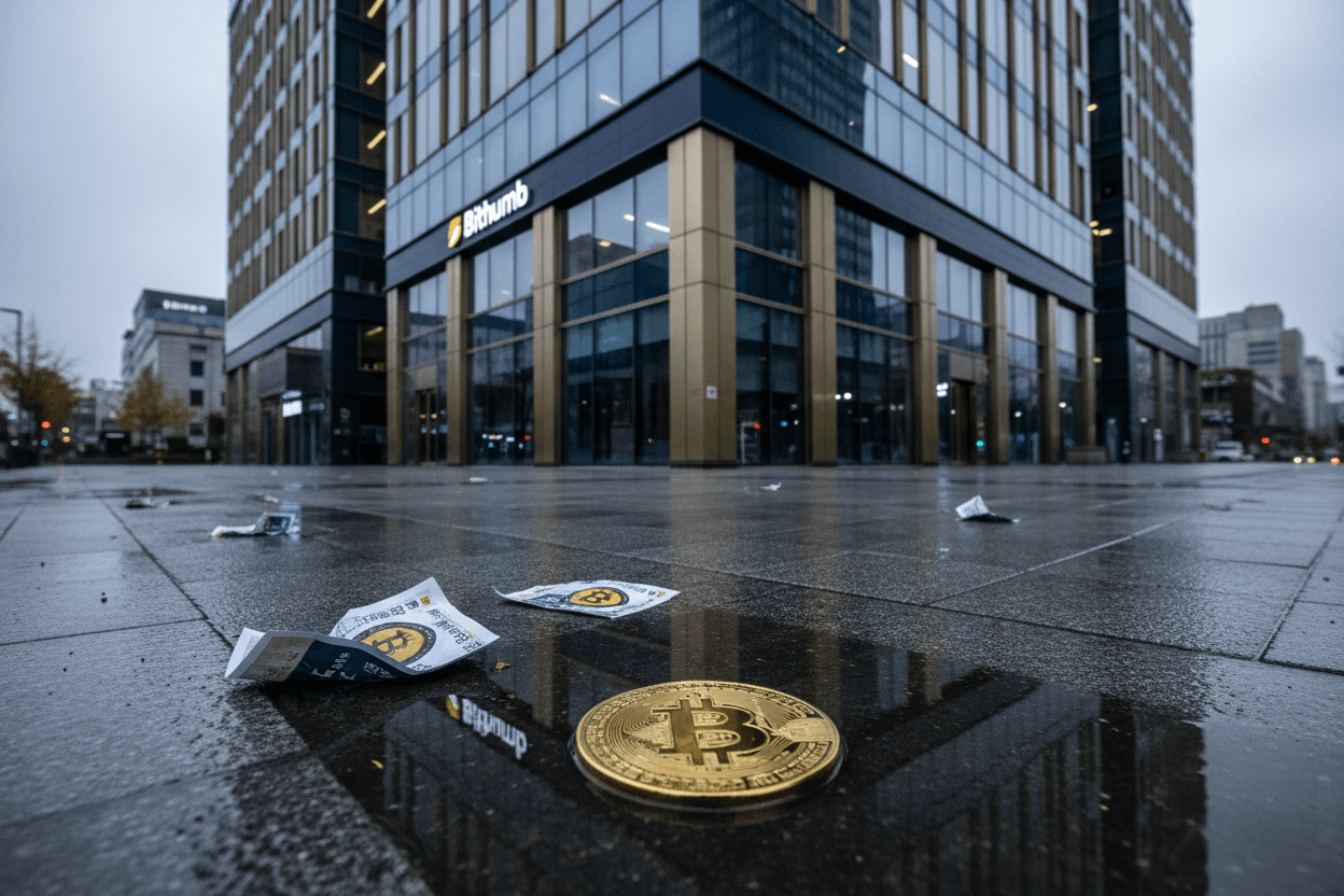 Südkoreanische Kryptobörse verliert 40 Milliarden Dollar durch Bitcoin-Fehler