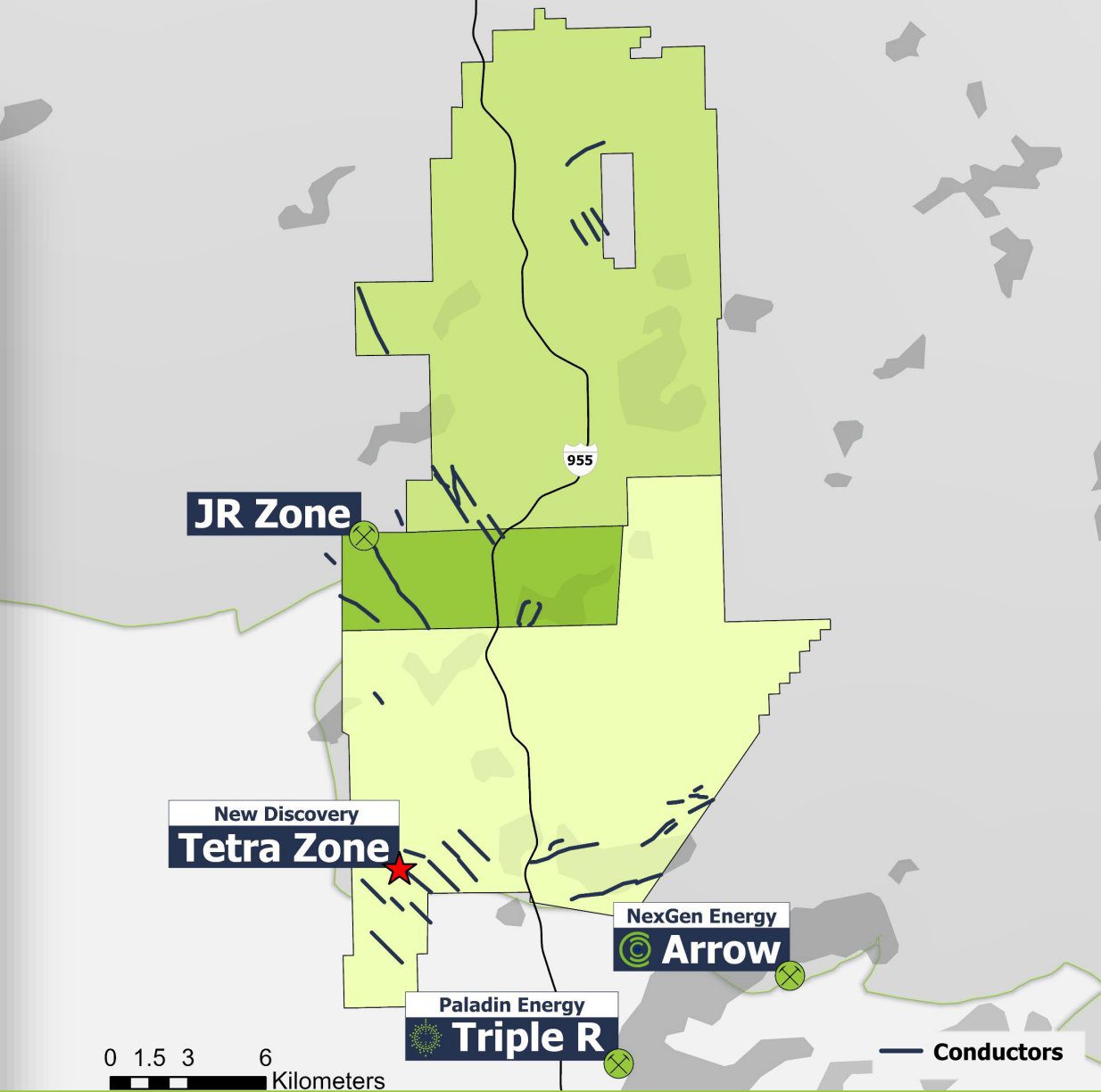 F3 Uranium PLN-Projekt: JR Zone, Tetra Zone und Nähe zu NexGens Arrow und Paladins Triple R